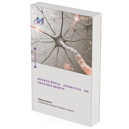 Mockup original da capa do e-book Neurociência Cognitiva do Envelhecimento, de Etiene Soares